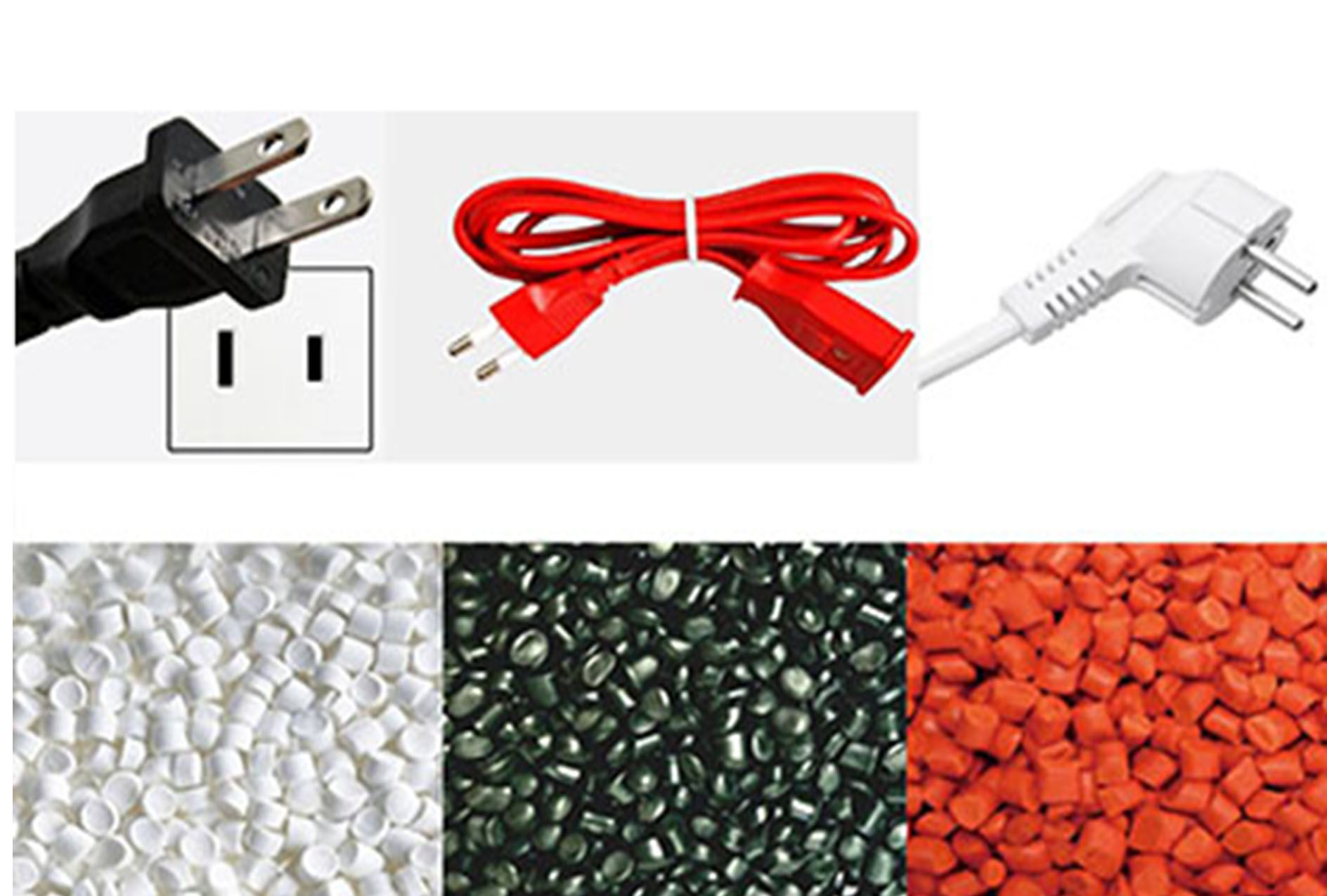 Hạt nhựa PVC dùng cho sản xuất ổ, phích điện